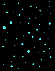 Stars sparkle starry colorful dots night beautiful universe illustration painting art