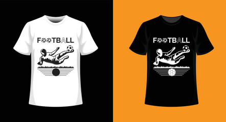 Football vector and typography t shirt design.