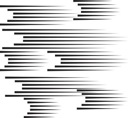 Speed Lines in arrow Form . Vector Illustration .Technology  Logo . Design element . Abstract Geometric shape . 