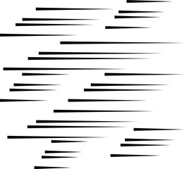 Speed Lines in arrow Form . Vector Illustration .Technology  Logo . Design element . Abstract Geometric shape . 