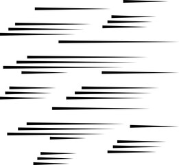 Speed Lines in arrow Form . Vector Illustration .Technology  Logo . Design element . Abstract Geometric shape . 