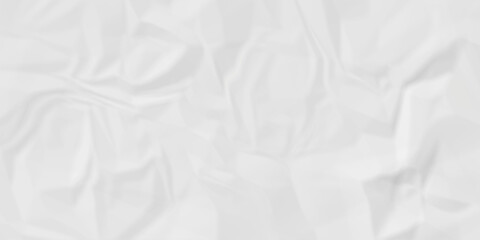 White paper crumpled texture. white fabric textured crumpled white paper background. panorama white paper texture background, crumpled pattern texture backgrund.