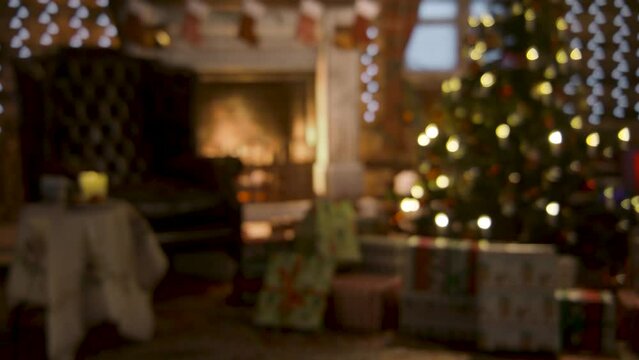 Weihnachtsstimmung mit Sch&auml;rfeverlagerung