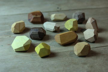 colorful wooden blocks