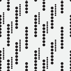 Seamless geometric pattern with dots