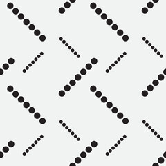 Seamless geometric pattern with dots
