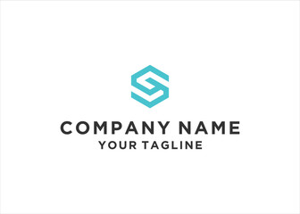 Letter GS or SG logo design template elements