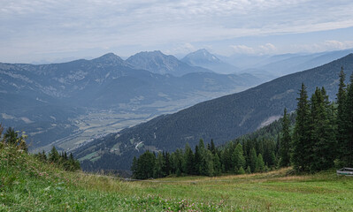 Planai, the main mountain in the Schladming area, Styria, Austria