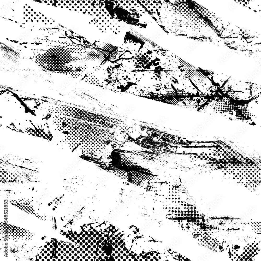 Poster grunge seamless pattern texture. vector illustration