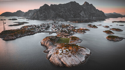 Football Pitch in Henningsvær, Norway 
