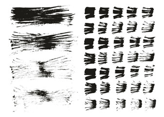 Flat Fan Brush Thin Long Background & Straight Lines Mix High Detail Abstract Vector Background Mix Set 