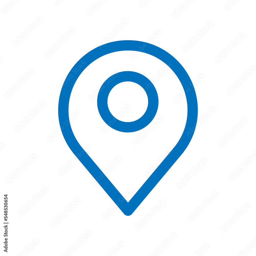 Poster Location icon design for web interfaces and applications