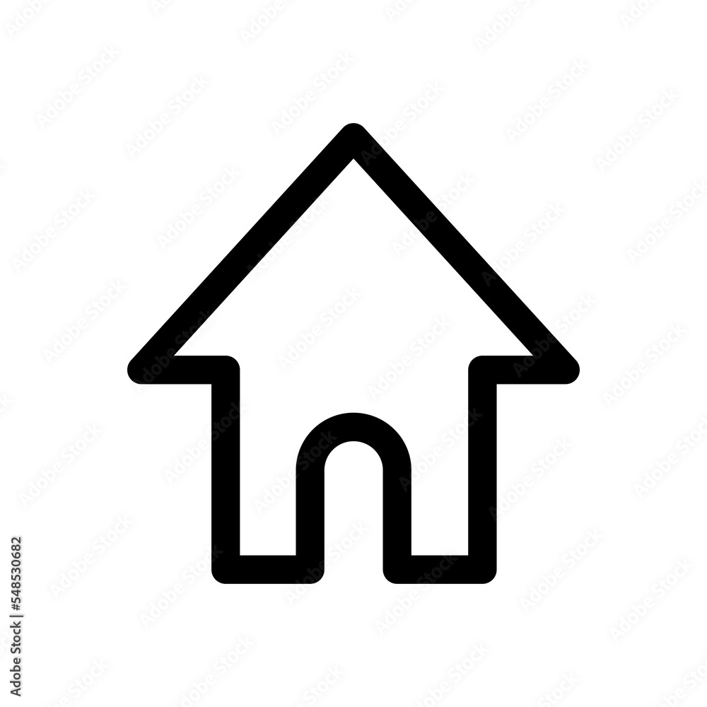 Poster Home icon design for web interfaces and applications