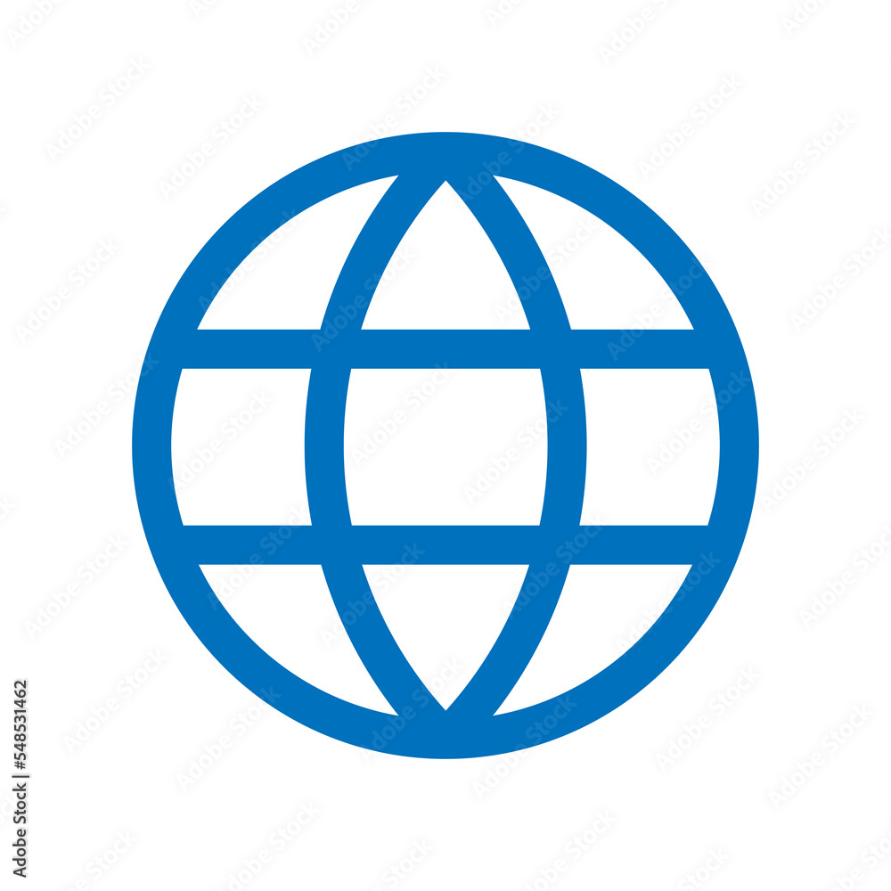 Poster world wide web icon design for web interfaces and applications