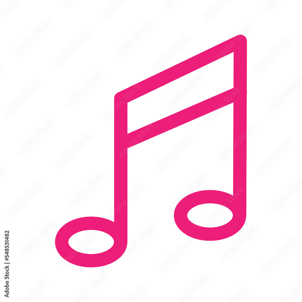 Poster Music icon design for web interfaces and applications