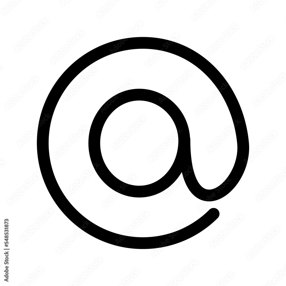 Poster Email icon design for web interfaces and applications