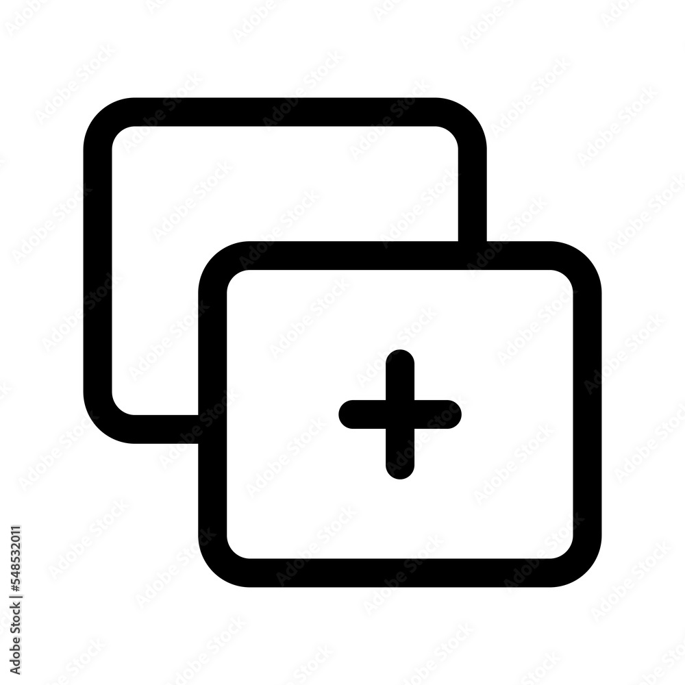 Poster New tab icon design for web interfaces and applications