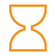 Hourglass con design for web interfaces and applications