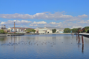 Fototapeta premium 尼崎運河