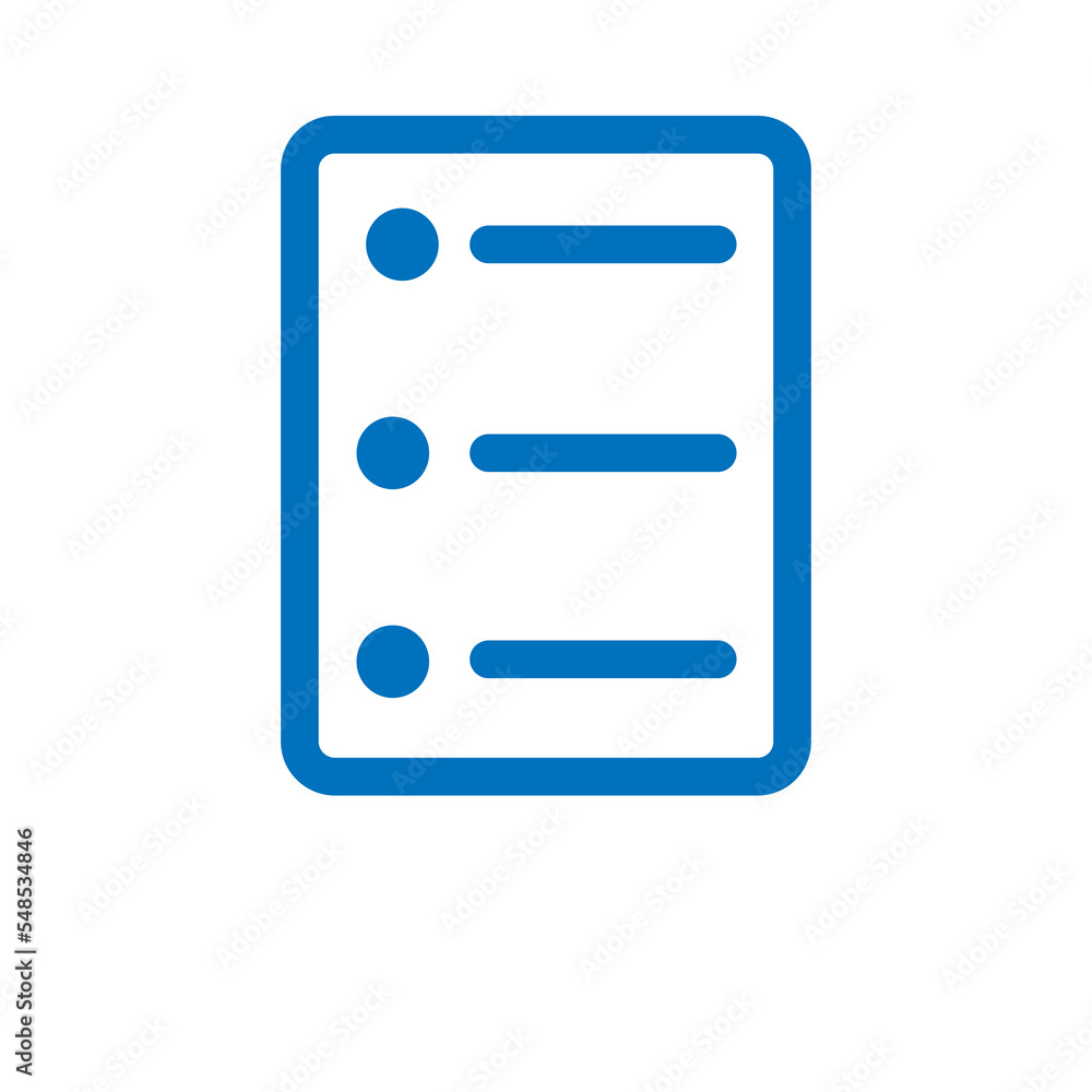 Poster Note icon design for web interfaces and applications