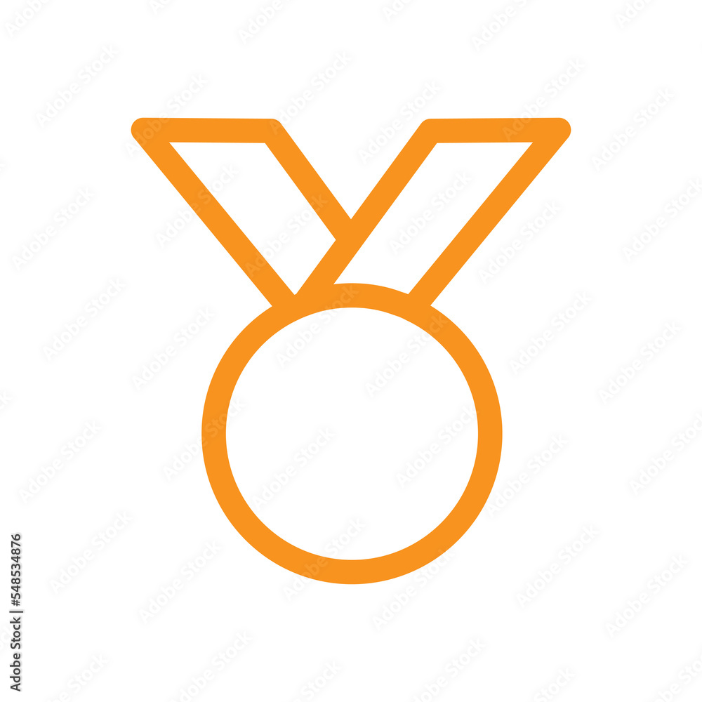 Poster Medal icon design for web interfaces and applications