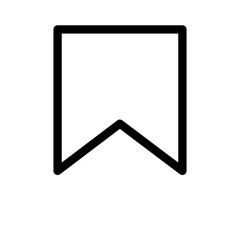 Bookmark icon design for web interfaces and applications