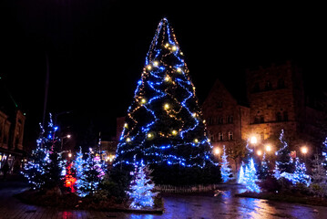 Metz, December 2019: Visit the beautiful city of Metz during the festive season