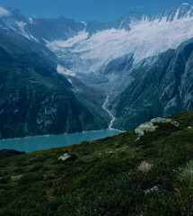 Damma Glacier and Lake - Switzerland