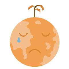 sad flat icon