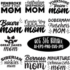 Dog  mom SVG Sublimation bundle