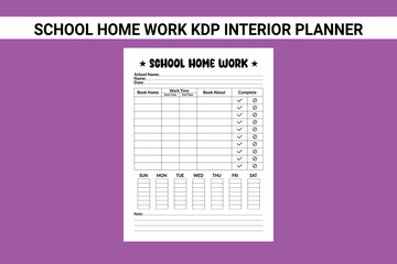 school home work kdp interior planner