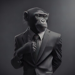 Serious Business Monkey