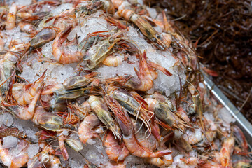 Seafood at the Central Market (Mercado Central) in Santiago de Chile