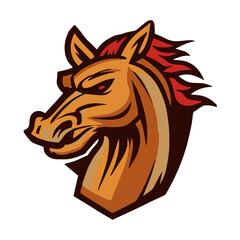 Horse Mascot Vector