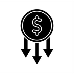 Inflation icon. Simple element from Crisis collection. Creative Inflation icon for web design, vector illustration on white background