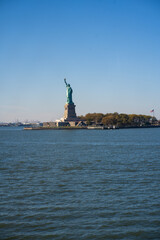 Fototapeta na wymiar statue of liberty island