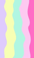 Naklejka na ściany i meble Abstract wave soft background Bright And Pastel Colors shapes. Abstract modern liquid template elements for posters, illustration. Use for wallpaper, print, paper, packaging, textile.