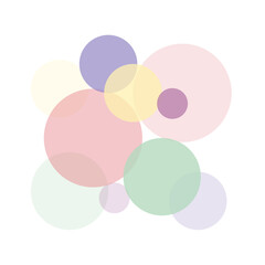 seamless pattern colourful bubbles