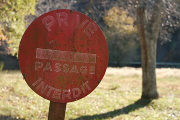 Chemin interdit 