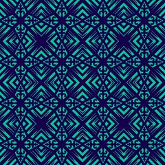 Seamless geometric folklore ornament, Tribal ethnic texture. Seamless striped pattern in Aztec style, Figure tribal embroidery, Scandinavian, Ikat pattern