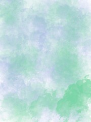 Fototapeta premium abstract watercolor background with blue and green blurred spots