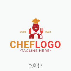 chef logo - restaurant lavish cuisine