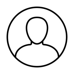 Man Profile User Avatar Icon Logo Design Vector Template Illustration Sign And Symbol Pixels Perfect