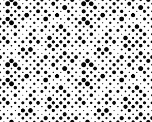 Gray circles random size on white background, seamless pattern, creative design templates	