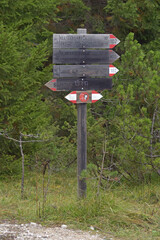 Beschilderung Wanderwege Tirol