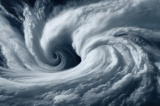 ouragan, temp&ecirc;te, tornade ou cyclone vu du ciel