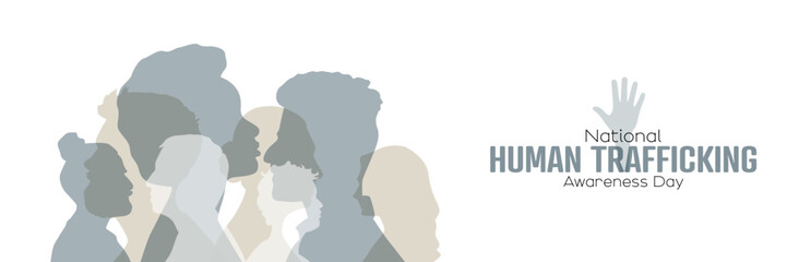 National Human Trafficking Awareness Day banner.
