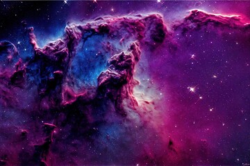 nébuleuse galactique colorée © nyothep