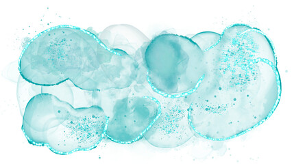 Alcohol Ink Art Watercolor Paint Stains for Background