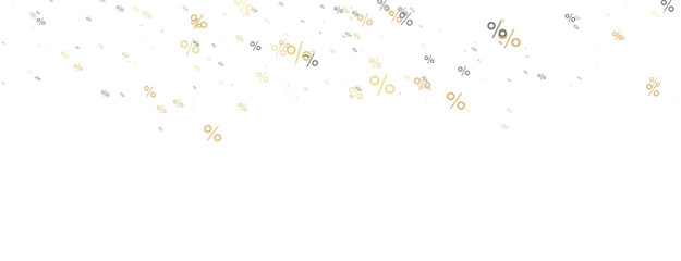 percent shopping digital in hand 3d.